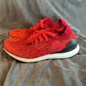 Men’s adidas red Ultraboost sneakers size 10.5